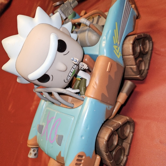 Funko Pops TV Collectible 2016 Rick & Morty Mad Max Rick Approx 7"×4" E.U.C. - Picture 9 of 9